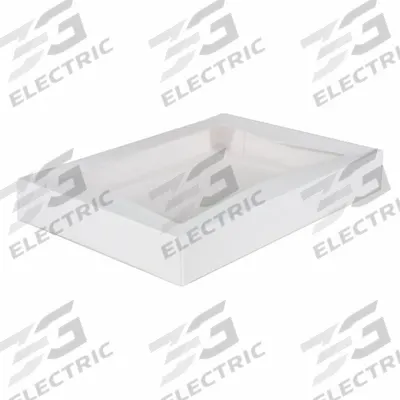 APPROVED VENDOR Disposable Carry-Out Food Container: 2 1/4 in Ht, 16 in Wd, 12 in Dp - Window Paper Containers