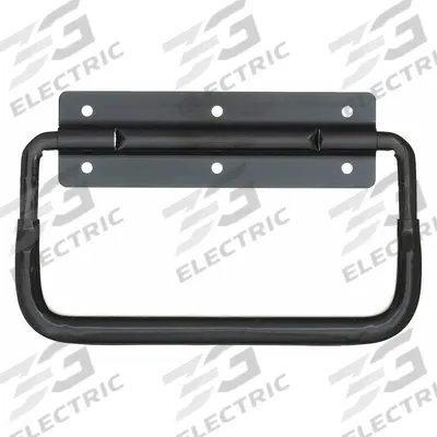 MONROE PMP Folding Pull Handle: Unthreaded Holes, Aluminum, Black, #6 Screw Size - Folding Pull Handles