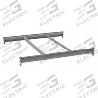 TENNSCO Bulk Storage Deck Level: 48 in x 48 in x 3 5/8 in, 14 ga Beams, 4,150 lb Load Capacity (MPN BPB-48-48). Key specifications — Frame Finish: Epoxy Coated; Frame Material: Steel; Color: Industrial Gray; Includes: (2) 48 in Beams; Brand: TENNSCO.