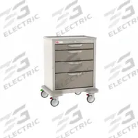 METRO General Medical Supply Cart with Drawers: Polymer/Steel, (2) Swivel/(2) Swivel with Brake (MPN MBX1210TL-TP). Key specifications — Material: Polymer; Drawer Color: Dark Tan; Brand: METRO; Caster/Wheel Configuration: (2) Swivel with Brake; Cabinet Color: Taupe.