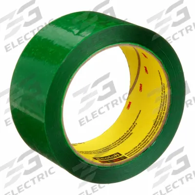SCOTCH Color Coding Tape: 2.5 mil Tape Thick, Green, 1 7/8 in x 54 11/16 yd, 373 - 2" Color-Coding Tape