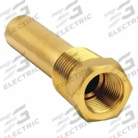 APPROVED VENDOR Threaded Thermowell: Brass, For 2 15/16 in Stem Lg, 2 15/16 in Insertion Lg (MPN 24C480). Key specifications — attr1275131: 150°F at 1330 psi; attr1275136: APPROVED VENDOR; attr1275129: 5,000 psi at 60°F.