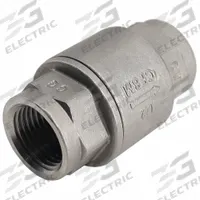 APPROVED VENDOR Check Valve: Piston, Inline Valve Body, 1 1/2 in Pipe Size, FNPT x FNPT, Female, NPT (MPN 06H021N01112). Key specifications — Brand: APPROVED VENDOR.
