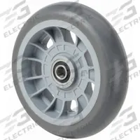 B & P MANUFACTURING Solid Wheel: 8 in Wheel Dia., 2 1/2 in Wheel Wd, Polyurethane, 2 1/4 in Hub Lg (MPN 8023-054). Key specifications — Brand: B & P MANUFACTURING; Tire Sidewall Number: 8x2.