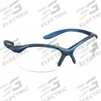 UVEX BY PIP Safety Glasses: Clear Lens, Half-Frame, Scratch-Resistant, Blue Frame, Vapor(R) Series (MPN 11150900). Key specifications — Brand: UVEX BY PIP; Frame Color: Blue; Lens Color: Clear.