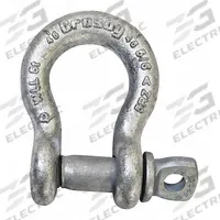 CROSBY Anchor Shackle: Anchor Shackle, 14,000 lb Working Load Limit, 1 1/4 in Wd Between Eyes (MPN 1017538). Key specifications — Body Color: Silver; Brand: CROSBY.