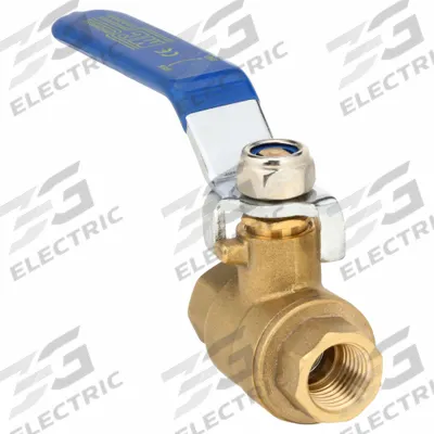 APPROVED VENDOR Manual Two-Way Ball Valve: 1/4 in, Brass, Straight, FNPT x FNPT - Brass Ball Valves