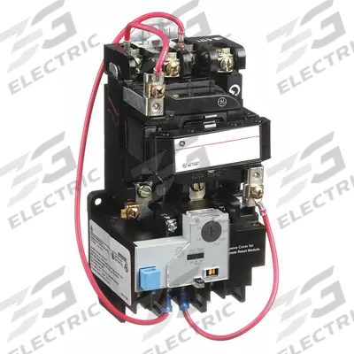 GE Magnetic Motor Starter: Non-Reversing, 3 Poles, NEMA Size 1, 27 A - Non-Reversing Starters with Electronic Overloads