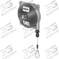 SPEEDAIRE Tool Balancer: Non-Locking, 8 lb Max. Tool Wt, 8 ft Cable Lg, Die Cast Aluminum, Fixed (MPN 5YAN7). Key specifications — attr378750: Fixed; attr215471: 6.00 to 8.00 lb; attr215474: Die Cast Aluminum; attr378751: Included; attr378752: Yes; attr215463: SPEEDAIRE.