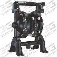 ARO Double Diaphragm Pump: Aluminum Body, 1/2 in, NPT Connection, 12.4 gpm, 255 ft Max. Head (MPN PD05R-AAS-STT-B). Key specifications — Brand: ARO; Seat Material: 316 SS; Check Valve Material: PTFE.