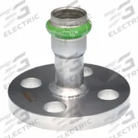 APOLLO Crimp Adapter Fitting: 1 in Pipe x 1 in Pipe Size, Press-fit x Flange, EPDM, SmartPress (MPN 123457014). Key specifications — Brand: APOLLO; Series: SmartPress.