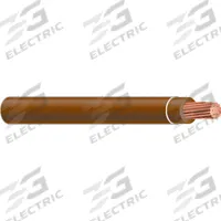 Wire: Copper, 18 AWG, 1 Conductors, Stranded, Brown, 500 ft Lg, TFFN (MPN 27028001). Key specifications — Voltage: 600 V; Brand: SOUTHWIRE.
