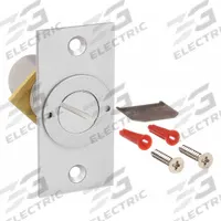 KABA ILCO Door Strike Plate: Universal, 2 15/16 in Lg, 1 3/8 in Wd, Brass (MPN DPS-AL). Key specifications — Product Type: Dust-Proof Strike Plate; Brand: KABA ILCO.