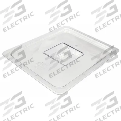 CRESTWARE Pan Cover: Half Size, NSF Certified, 1/2 in Overall Dp - Steam Table Pan Covers