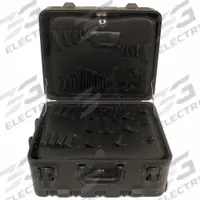 PLATT Protective Case: 14 5/8 in x 17 1/2 in x 9 in Inside, Black, Mobile, 18 lb Wt, 2 Wheels (MPN 369TH-SGSH). Key specifications — Closure Type: TSA Combo Lock with Recessed Latches; Brand: PLATT; Carry-On Size: No.