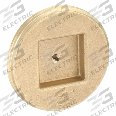 OATEY Plug: Slot Drive Plug, 2 1/2 in, NPT Threaded, Brass (MPN 42742) - Threaded High-Pressure Pipe Fittings