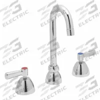 ZURN Gooseneck Kitchen Faucet: AquaSpec®, Cast Brass, Widespread, Deck, 3 Mounting Holes, Chrome (MPN Z831A1-XL). Key specifications — Series: AquaSpec®; Brand: ZURN.