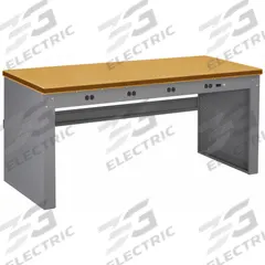 TENNSCO Workbench: Fixed Ht, Tempered Hardwood, 72 in x 30 in, 1,500 lb Overall Load Capacity, Gray (MPN EB-1-3072C). Key specifications — Brand: TENNSCO.