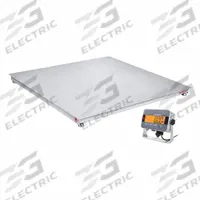 OHAUS Floor Scale: 2,500 lb Wt Capacity - Imperial, 0.5 lb/0.2 kg Readability, Floor Scale (MPN i-DF33XW2500C1L). Key specifications — Weighing Units: kg; Platform Material: Stainless Steel; Connection Ports: Ethernet; Brand: OHAUS; Series: Defender™ 3000; Readability: 0.5 lb/0.2 kg.