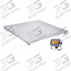 OHAUS Floor Scale: 2,500 lb Wt Capacity - Imperial, 0.5 lb/0.2 kg Readability, Floor Scale (MPN i-DF33XW2500C1L). Key specifications — Weighing Units: kg; Platform Material: Stainless Steel; Connection Ports: Ethernet; Brand: OHAUS; Series: Defender™ 3000; Readability: 0.5 lb/0.2 kg.