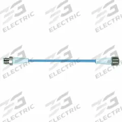 Cordset: M12 Male Straight X M12 Female Straight, 6 Pins, Pastel Blue, TPE-S, 5 m Cable Lg (MPN 7024-46041-5230500). Key specifications — Cable Jacket Color: Pastel Blue; End 1 Gender: Male; End 1 Mounting Orientation: Straight; End 2 Gender: Female; End 2 Mounting Orientation: Straight; End 2 Connection Type: M12; IP Rating: IP65; Brand: MURRELEKTRONIK.