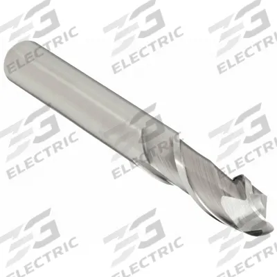 WIDIA HANITA Ball End Mill: Carbide, TiAlN Coated, 2 Flute, 1/4" Mill Dia, 3/4" LOC - General Purpose Carbide Ball End Mills