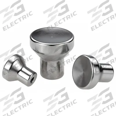 KIPP Hand Knob: Pull, Stainless Steel, M4 Thread, 10 mm Thread Lg - Corrosion-Resistant Pull Knobs with Threaded Hole