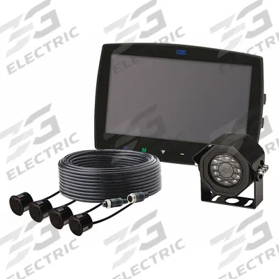GEMINEYE Rear View Camera: (4) Sensors/65 ft Cable/Speaker (MPN EC7004-SK) - Backup & Dash Camera Kits