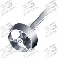 HEIDOLPH Overhead Stirrer Impeller: Overhead Stirrer Impeller, Stainless Steel, 1/4 in Shaft Dia (MPN 036300430). Key specifications — Brand: HEIDOLPH; Blade Material: Stainless Steel; Blade Shape: Ringed; Compatible with Manufacturer Model Number: 036090005; Shaft Material: Stainless Steel.