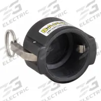 Dust Cap: 2 in Coupling Size, 200 psi Max. Working Pressure @ 70 F, 2 7/32 in Overall Lg, EPDM (MPN 200CAP). Key specifications — Gasket Material: EPDM; Brand: BANJO.
