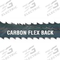 MORSE Band Saw Blade: Carbon Steel, 7 ft 6 in, Flex Back, Aluminum/Plastic/Plywood/Soft Metal/Wood (MPN ZHEDR14-7'6"). Key specifications — attr1097799: 14; attr1097806: Carbon Steel; attr1211724: 7 ft 6 in.