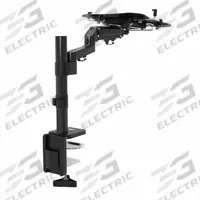 CTA DIGITAL Tabletop Stand: Black, Metal, Clamp Mount (MPN LT-DMCGCF). Key specifications — Features: USB-Powered Fan Unit With Metal Brackets to Cool Laptops; Material: Metal; Brand: CTA DIGITAL; Product Type: Tabletop Stand; Compatible with Brand: Universal; Compatible with Series: Universal; Mount Mechanism: Clamp; Color: Black.