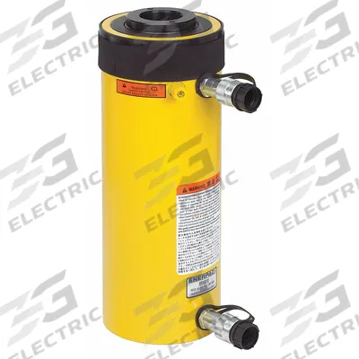 ENERPAC General Purpose Hydraulic Ram: 60 ton Nominal Capacity, 7 in Nominal Stroke Lg - General Purpose Hollow Rams