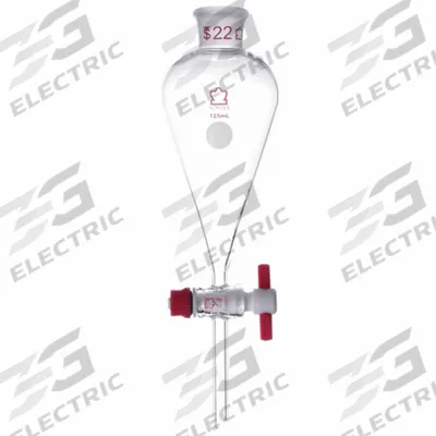 APPROVED VENDOR Funnel: Borosilicate Glass, 1,000 mL, 27 mm, 10 mm, 60 mm Stem Lg - Separatory Funnels