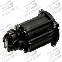 PULSAFEEDER Rotary Gear Pump Head: Magnetic Drive, PVDF, 3/4" FNPT, PTFE, Aluminum Ceramic, Spur (MPN E12KLEO-X). Key specifications — Brand: PULSAFEEDER; For Motor Frame Size: 143TC; Includes Relief Valve: No; Ports: 3/4" FNPT.