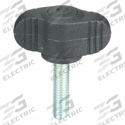 KIPP Hand Knob: Wing, Plastic w/ Steel Thread, M5 Thread, 20 mm Thread Lg - Wing Knobs with Threaded Stud