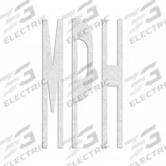 RAE Preformed Thermoplastic Pavement Markings: Mph, White, 8 ft Lg, 4 1/2 ft Wd, Pavement (MPN PR-TH-3638). Key specifications — Legend: Mph; Brand: RAE; Color: White; Adhesion Method: Hand Torch; Material: Thermoplastic.