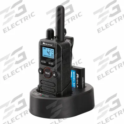 MIDLAND Handheld Two Way Radio: BizTalk BR Series, UHF, Analog, 1 W, 4 Channels - UHF Business Radios