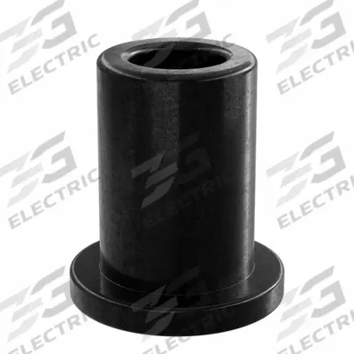 OILITE Flanged Sleeve Bearing: PEEK, 3/16 in Bore, 5/16 in OD, 1/2 in Overall Lg - Low-Friction Plastic Flanged Sleeve Bearings