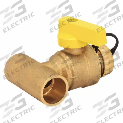WEBSTONE Boiler Drain Valve: 3/4 in, Brass, 600 psi Max. Op Pressure, Full Port Ball Port - Brass Purge Valves