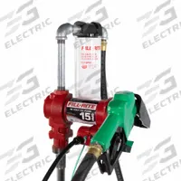 FILL-RITE Electric Drum Pump: 12 V DC, 1/4 hp HP, 15 gpm Max. Flow Rate, Pump with Hose & Nozzle (MPN FR1210HA1F). Key specifications — Brand: FILL-RITE; Meter: Not Included.