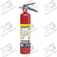 BADGER Fire Extinguisher: 2.5 lb Extinguisher Capacity, 1A:10B:C, Monoammonium Phosphate (MPN B250M). Key specifications — Brand: BADGER.
