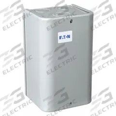 EATON Definite Purpose Contactor: 3 Poles, 480V AC, 30 A, Non-Reversing (MPN C25DGD330C). Key specifications — Brand: EATON; Coil Voltage: 480V AC; Contactor Style: HVACR Definite Purpose Contactor; Frame Size: D; Terminal Connection Type: Quick-Disconnect Terminals; Maximum Voltage Rating: 690V AC; Series: C25 Series; Phase: Three.