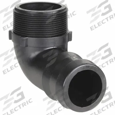 BANJO Barbed Hose Fitting: For 1 1/2 in Hose I.D., Hose Barb x NPT - Polypropylene Multipurpose (Air, Water, Chemical) Rigid Barbed Hose Fittings