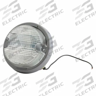 GROTE Back-Up Light: Incandescent, Backup/Reverse Light, Clear, Round, 3 7/8 in Overall Dia - Backup/Reverse Lights