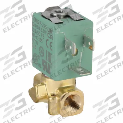 REDHAT Solenoid Valve: 3-Way, Normally Closed, 1/8 in Pipe Size, 110V AC/120V AC - 3-Way/2-Position, Normally Closed Solenoid Valves