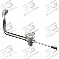 ENCORE Drain Assembly: Brass, Nickel, 4 1/2 in Overall Dia, Threaded, 1 1/2 in Pipe Dia (MPN D10-7415-IB). Key specifications — Product Type: Drain Assembly; Brand: ENCORE; Finish: Nickel; Material: Brass; Includes: Strainer.