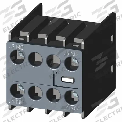 Siemens Auxiliary Contact Block: 2NO, Front Mount - Siemens Auxiliary Contacts