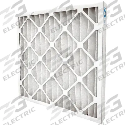 GRAINGER Pleated Air Filter: 17 in x 19 in x 1 in, MERV 8 - MERV 8 Pleated Air Filters