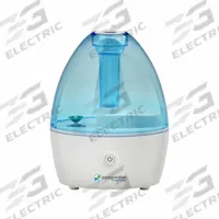 Portable Humidifier: Ultrasonic, 0.3 gal Daily Humidification Output, Cool, Tabletop Housing, Bottle (MPN H910BL). Key specifications — Brand: PUREGUARDIAN.